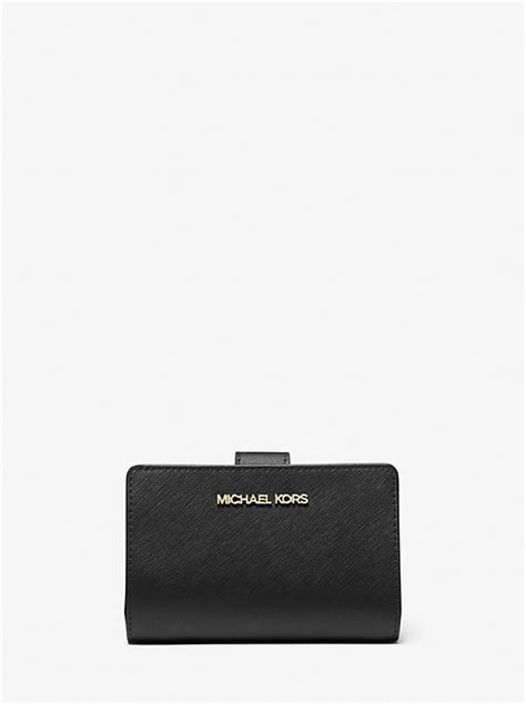 michael kors cross grain leather wallet|Michael Kors small wallet women.